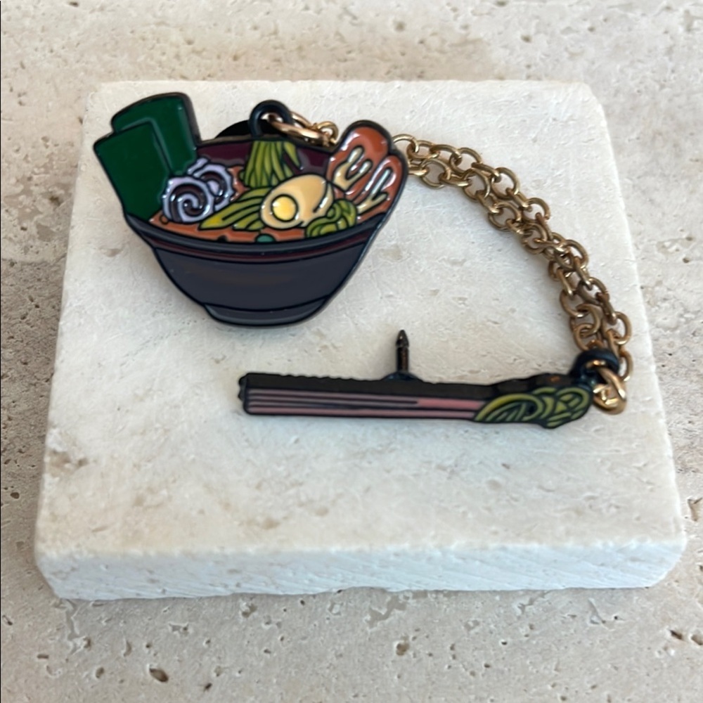 Anthropologie Brown and Green Brooches Intricate Feather Detailing